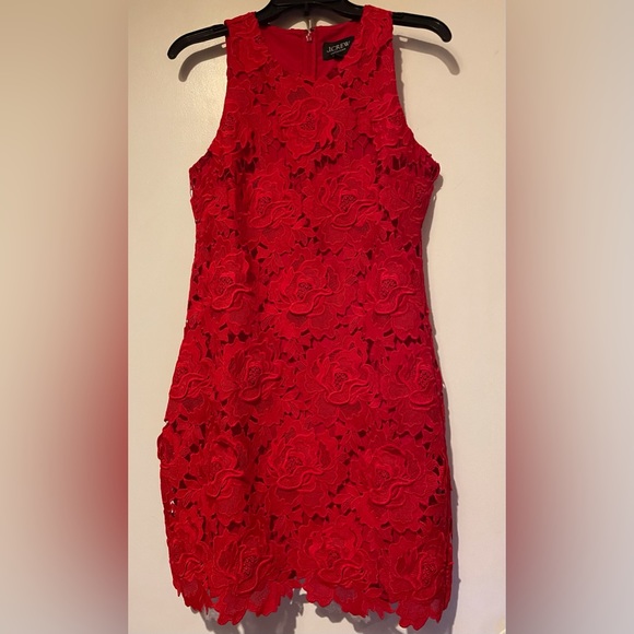 NWT / Red lace dress/ Size 6 - Picture 4 of 8
